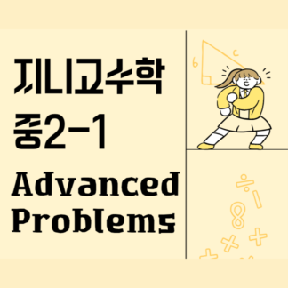 [심화] 중2-1 심화 문제